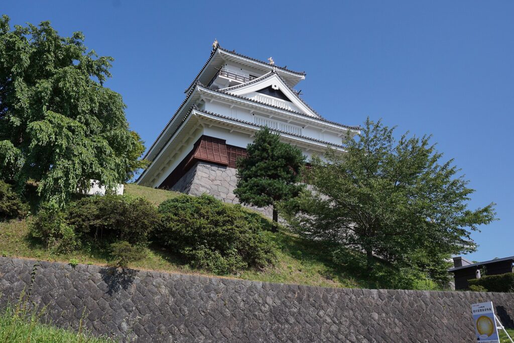 Kaminoyama Castle keep in Yamagata Prefecture