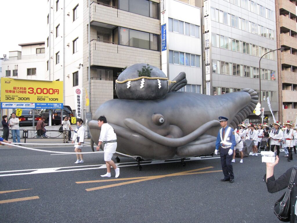 Mikoshi procession at Kanda Matsuri