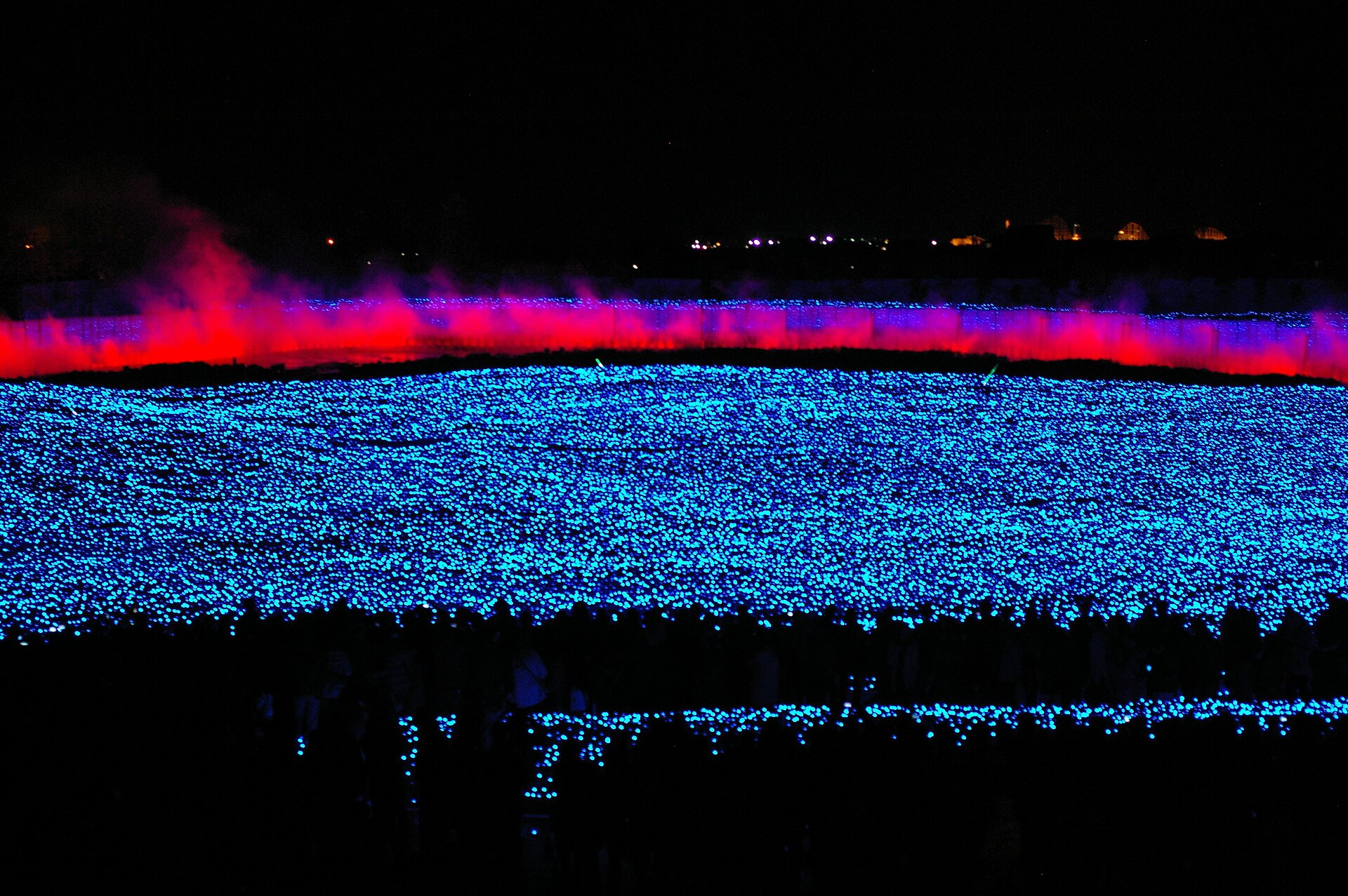Winter illumination at Nabana no Sato in Mie