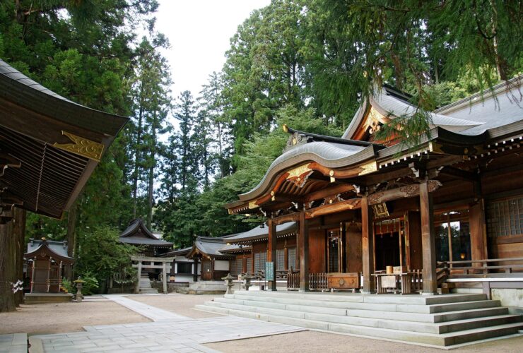 Sakurayama Hachimangu shrine in Takayama, the setting of the autumn Takayama Festival