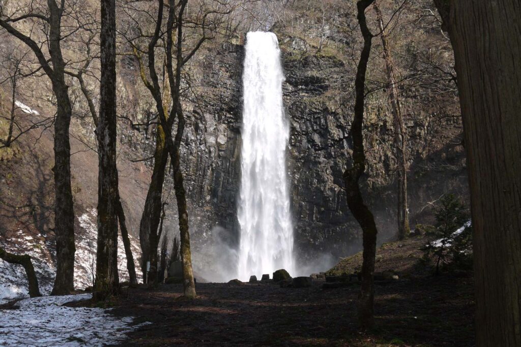 Tamasudare Falls in Sakata, Yamagata Prefecture
