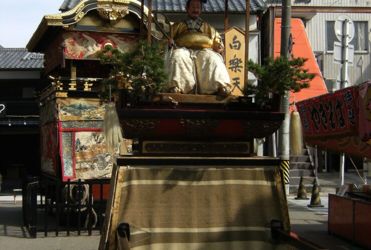 Ueno Tenjin Matsuri procession in Iga, Mie