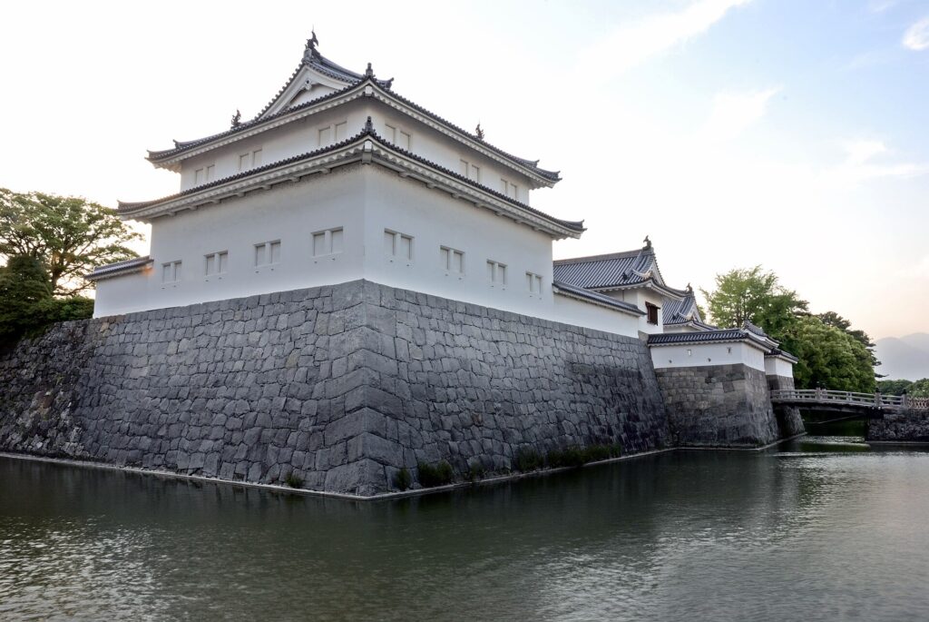 The Tatsumi turret of Sunpu Castle in Shizuoka