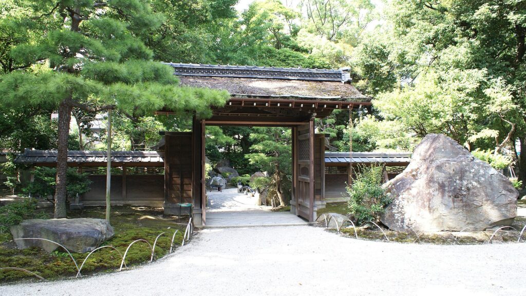 Keiunkan in Nagahama, venue of the bonbai plum exhibition