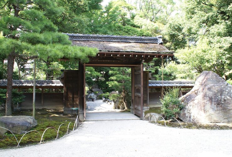 Keiunkan in Nagahama, venue of the bonbai plum exhibition