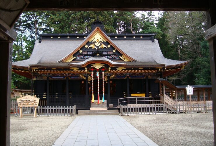 Osaki Hachimangu shrine in Sendai