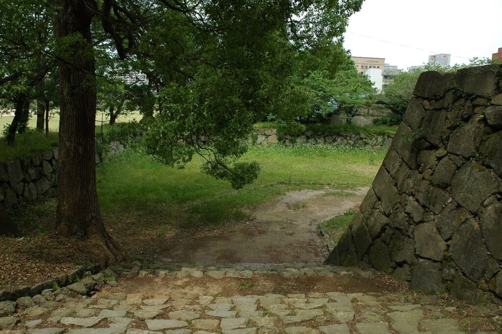 Yonago Castle ruins in Tottori